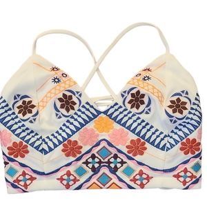 LuLus Embroidered Crop